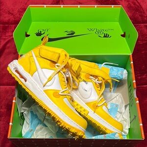 Off-White Air Force Mid Yellow Canary